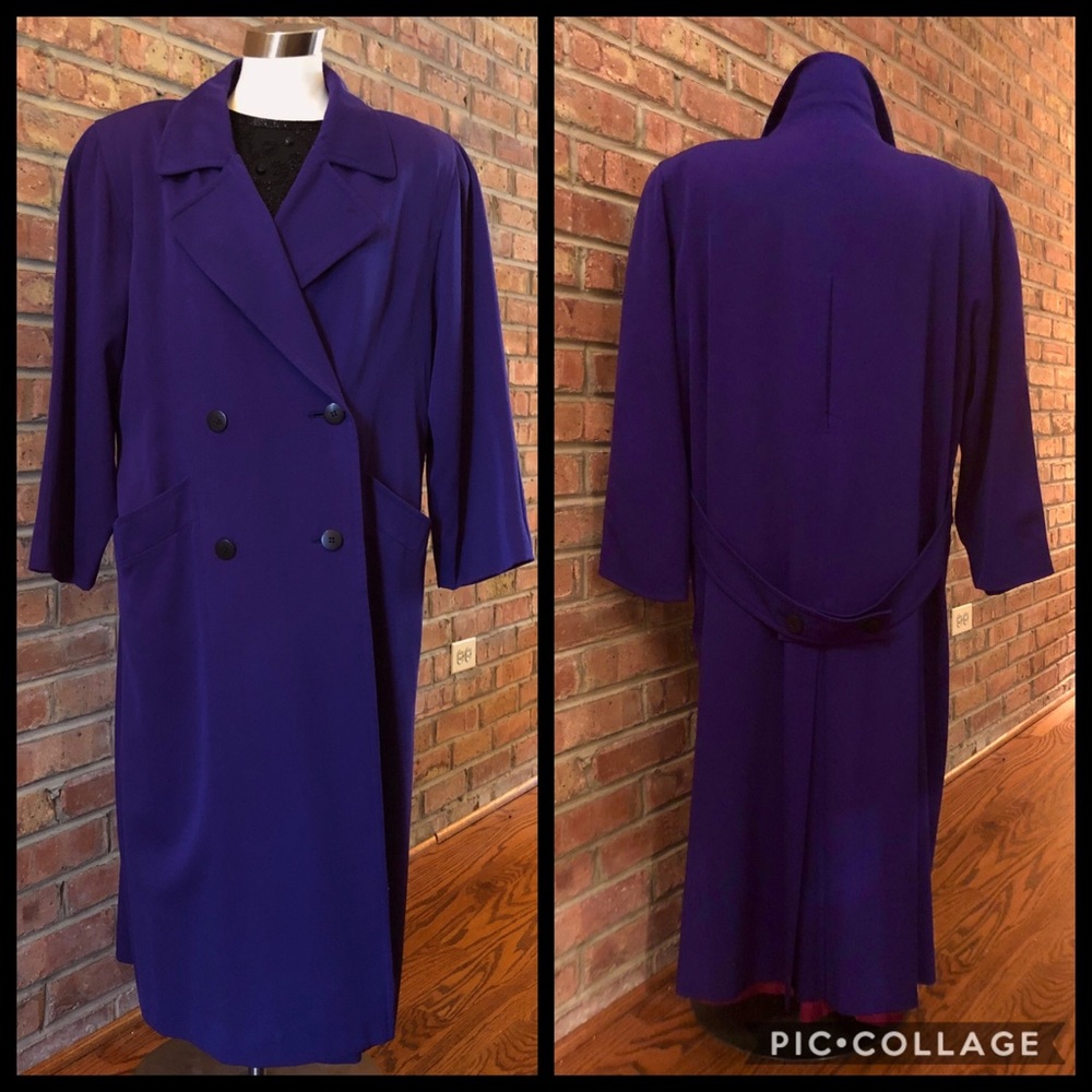 Bill Blass late 80’s oversize midweight wool coat